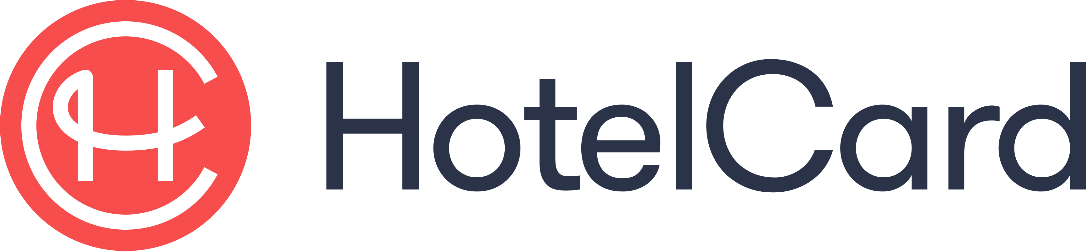 Logo hotelcard horizontal gray
